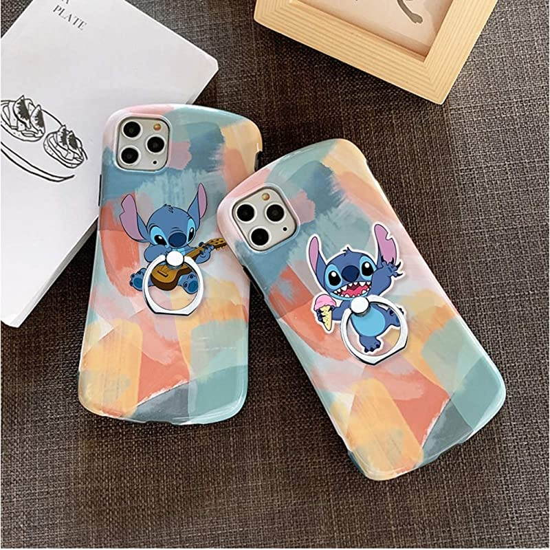 Phone Ring Holder Stand,Stitch Phone Ring Stand Holder 360 Rotation Finger Ring Grip Stand for Cellphones,Smartphones and Tablets