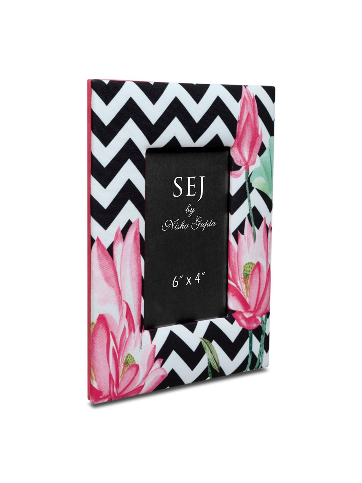 SEJ by Nisha Gupta White & Black Wooden Photo Frame