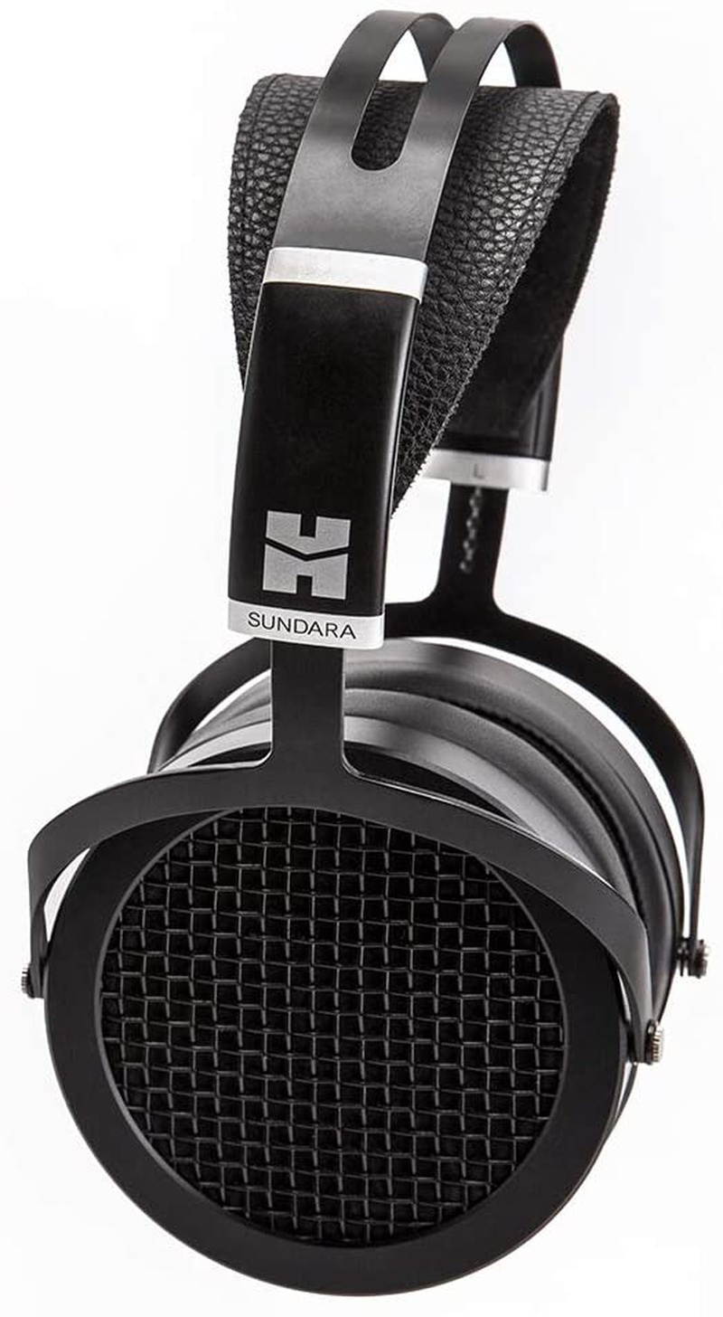 HIFIMAN SUNDARA Hi-Fi Headphone with 3.5mm Connectors, Planar Magnetic, Comfortable Fit with Updated Earpads-Black, 2020 Version