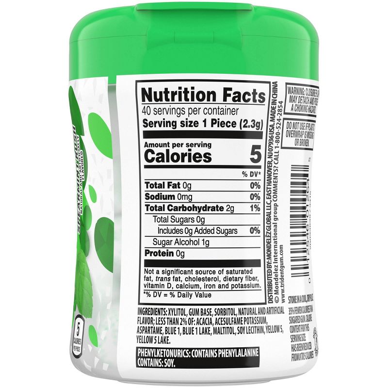 Trident Vibes Spearmint Rush Chewing Gum - 40ct