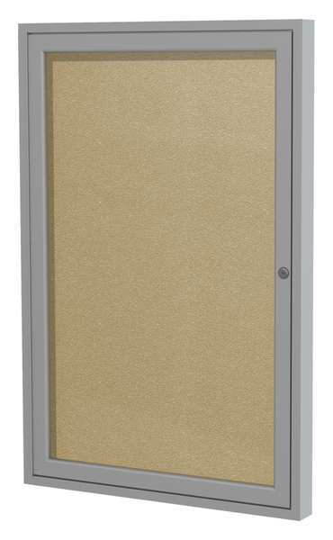 GHENT PA12418VX-181 Enclosed Outdoor Bulletin Board 24x18", Tack