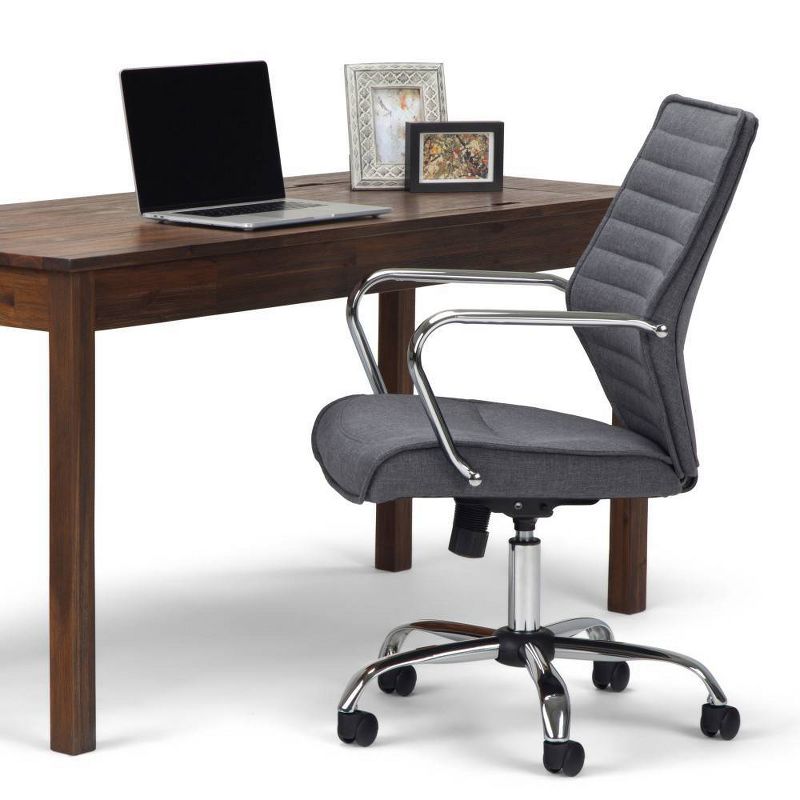 Leland Swivel Office Chair Gray - WyndenHall