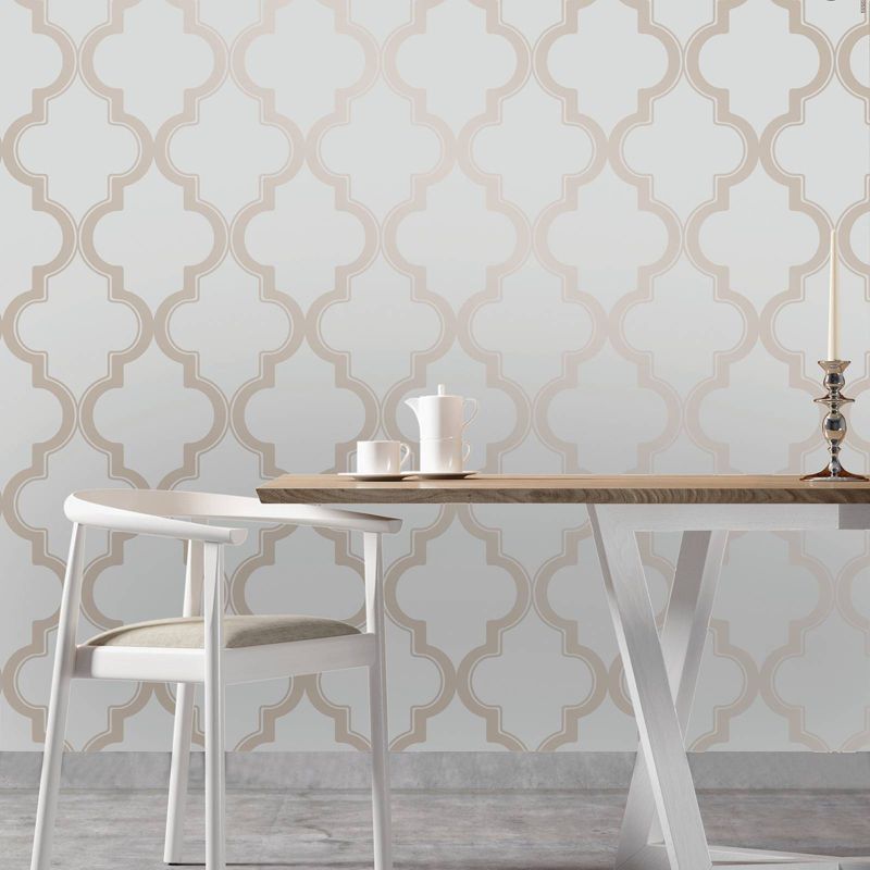 Tempaper Marrakesh Self-Adhesive Removable Wallpaper Bronze/Gray