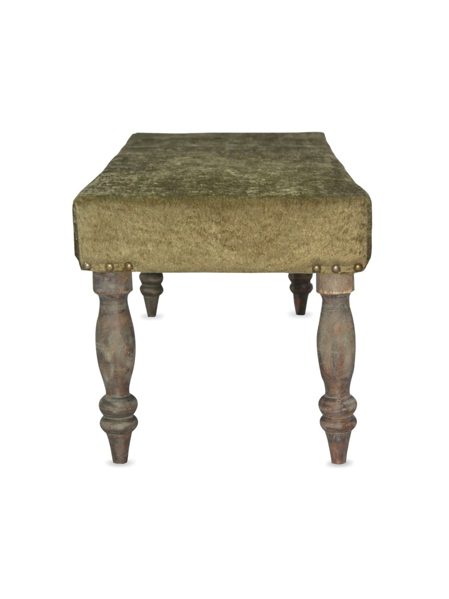 Ikiriya Cairo Solid Brown Wood 2 Seater Bench Sparkle