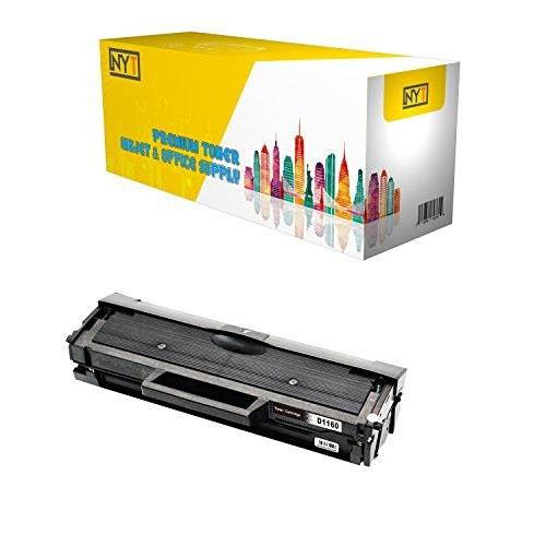 compatible dell b1160 toner cartridge  replacement for part numbers 3317335. yk1pm, hf442 for imageclass dell 1160 b1160 b1160w b1163w b1165nfw 1 pack