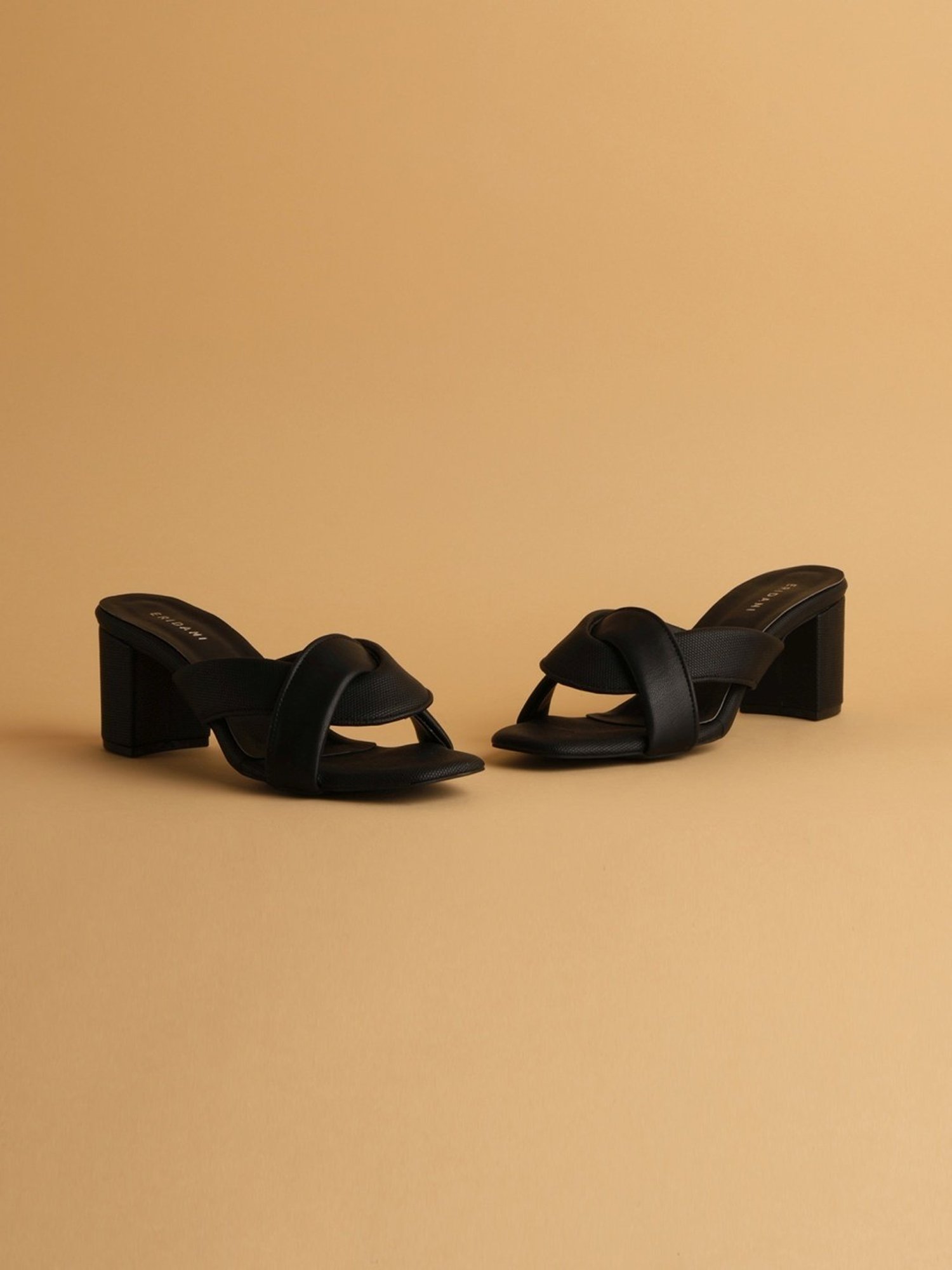 Eridani Women's Charlot Black Casual Sandals