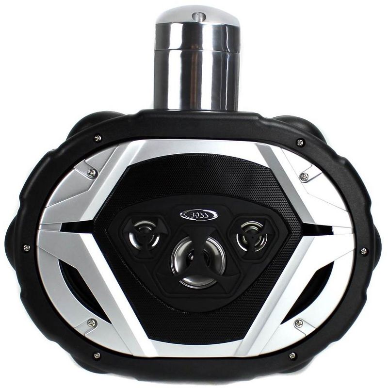 BOSS 6 x 9" 550W 4-Way Waketower Boat Marine Speaker Waterproof Black (4 Pack)
