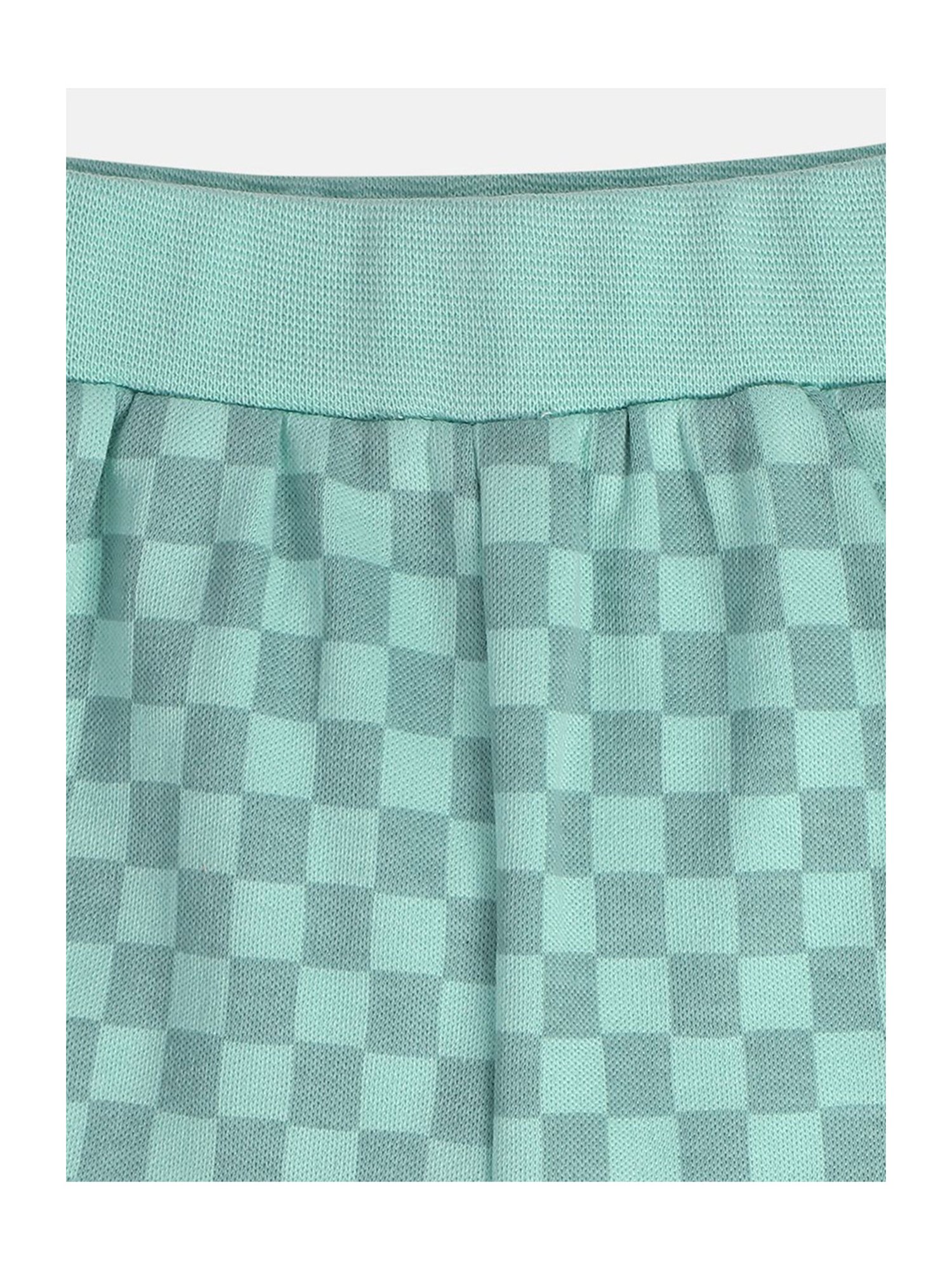 MINIKLUB Boys Green & Blue Printed Shorts (Pack Of 2)