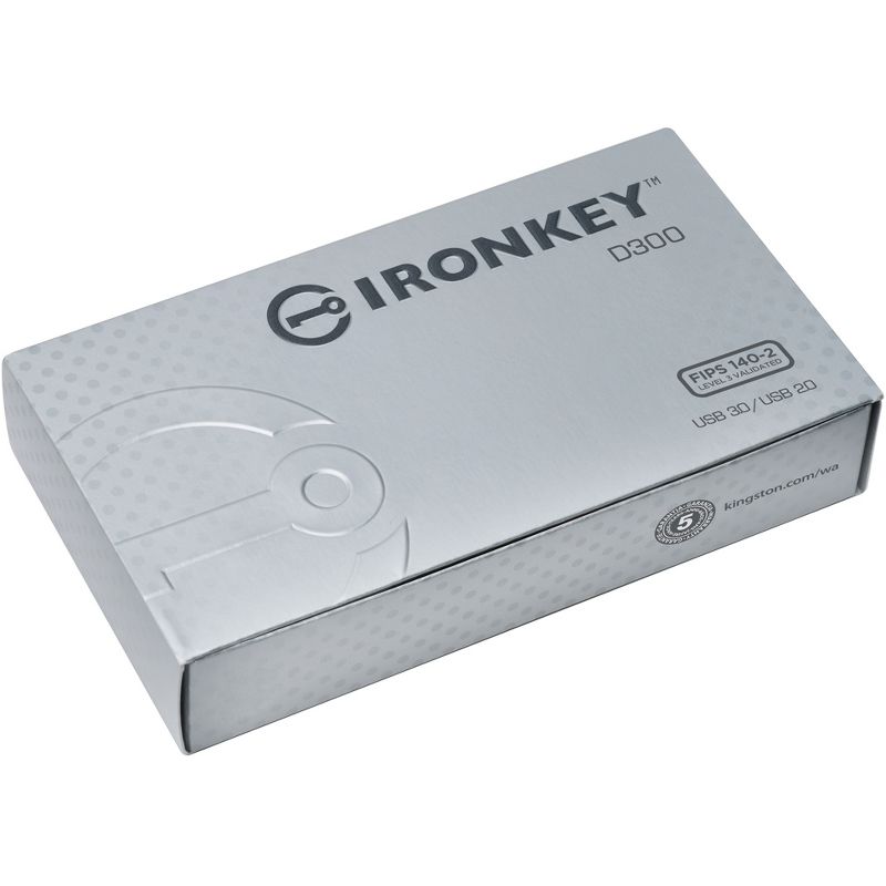 Kingston 32GB IronKey D300 USB 3.1 Flash Drive - 32 GB - USB 3.1