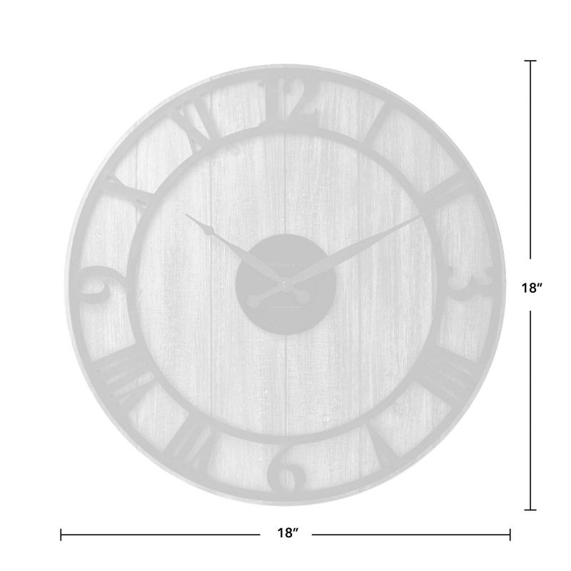 Finley Planks Wall Clock - FirsTime
