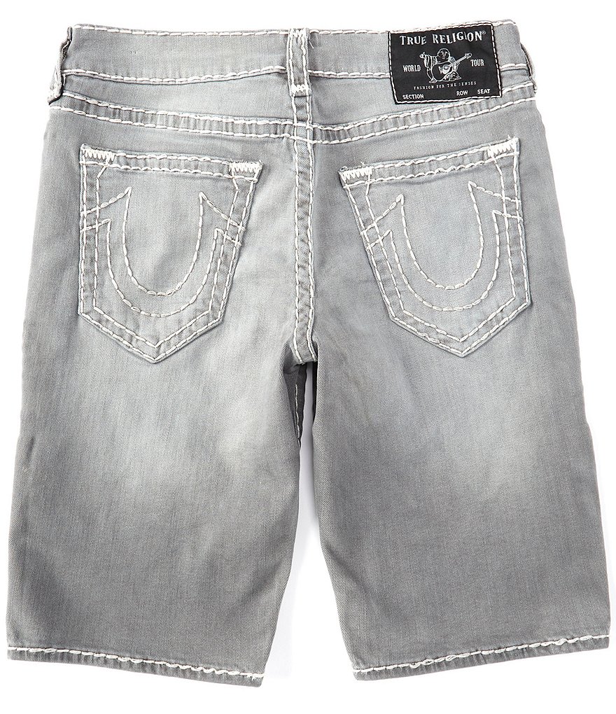 True Religion Straight-Fit Ricky Super T 11#double; Inseam Denim Shorts