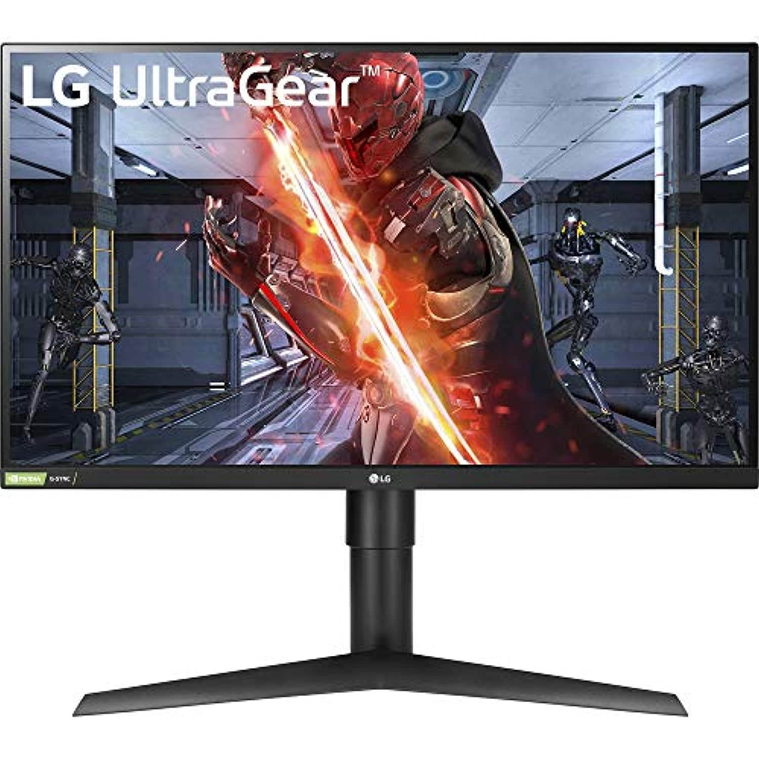 LG 27" Ultragear QHD Nano IPS 1ms NVIDIA G-SYNC Compatible Gaming Monitor Bundle with Deco Gear HDMI Cable 2 Pack + Gamer Surface Mousepad + Screen Cloth (E33LG27GL850B)