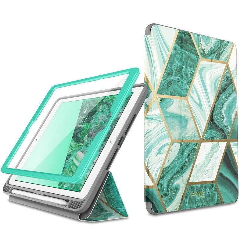 I-BLASON For iPad 9.7 Case (2018/2017) Cosmo Trifold Stand Case with Auto Sleep/Wake & Pencil Holder, Built-in Screen Protector