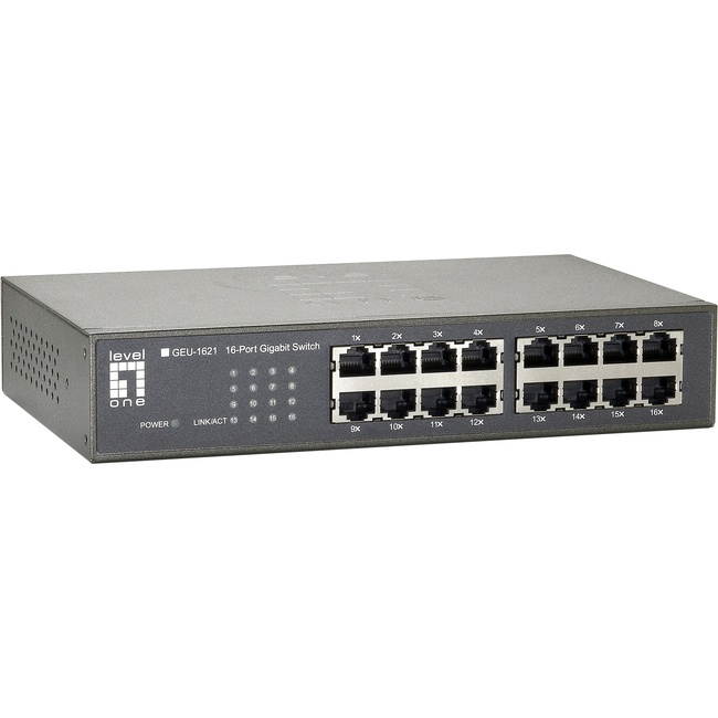 Levelone Geu-1621 16-Port Gigabit Switch