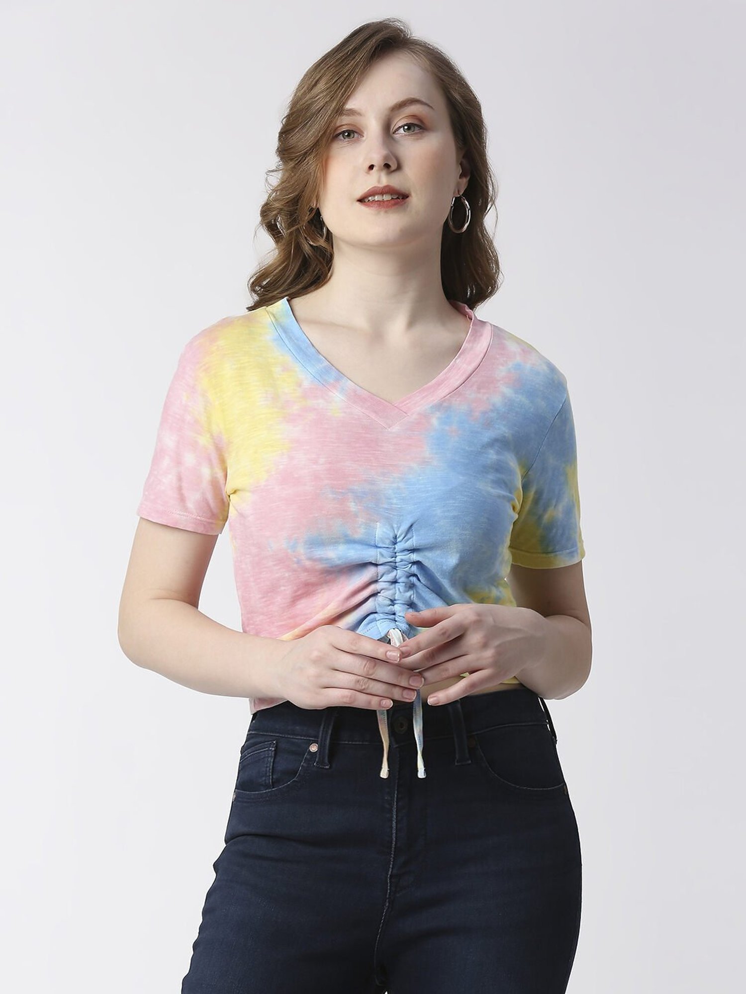 Pepe Jeans Multicolored Cotton Tie & Dye T-Shirt