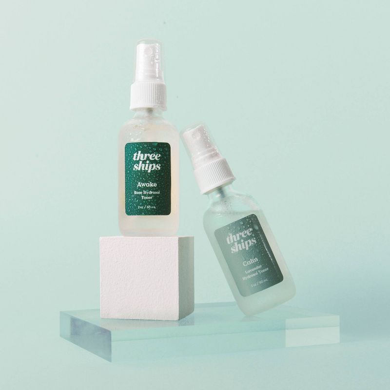 Three Ships Awake Rose Hydrosol Toner - 2 fl oz