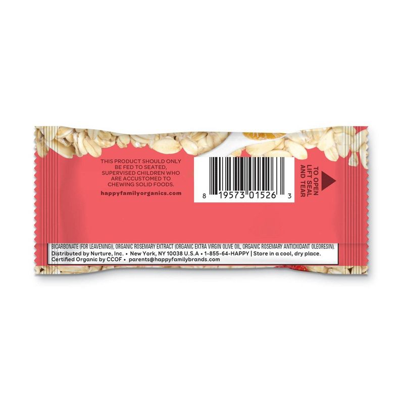 HappyTot Super Foods Oat Bar Banana Strawberry & Sunflower Butter - 5ct/0.88oz Each