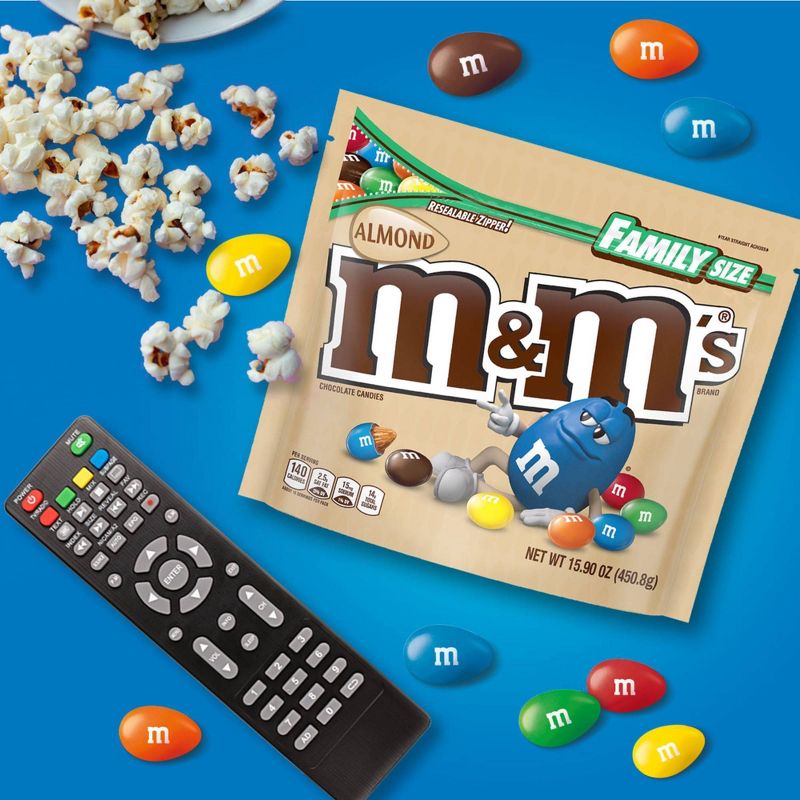 M&M's Almond Family Size Chocolate Candies - 15.9oz