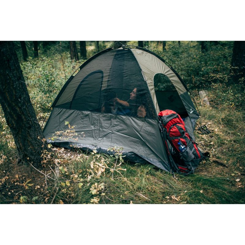 Slumberjack Daybreak 2 Person 3 Season Camping/Hunting Tent w/ Full Coverage Fly