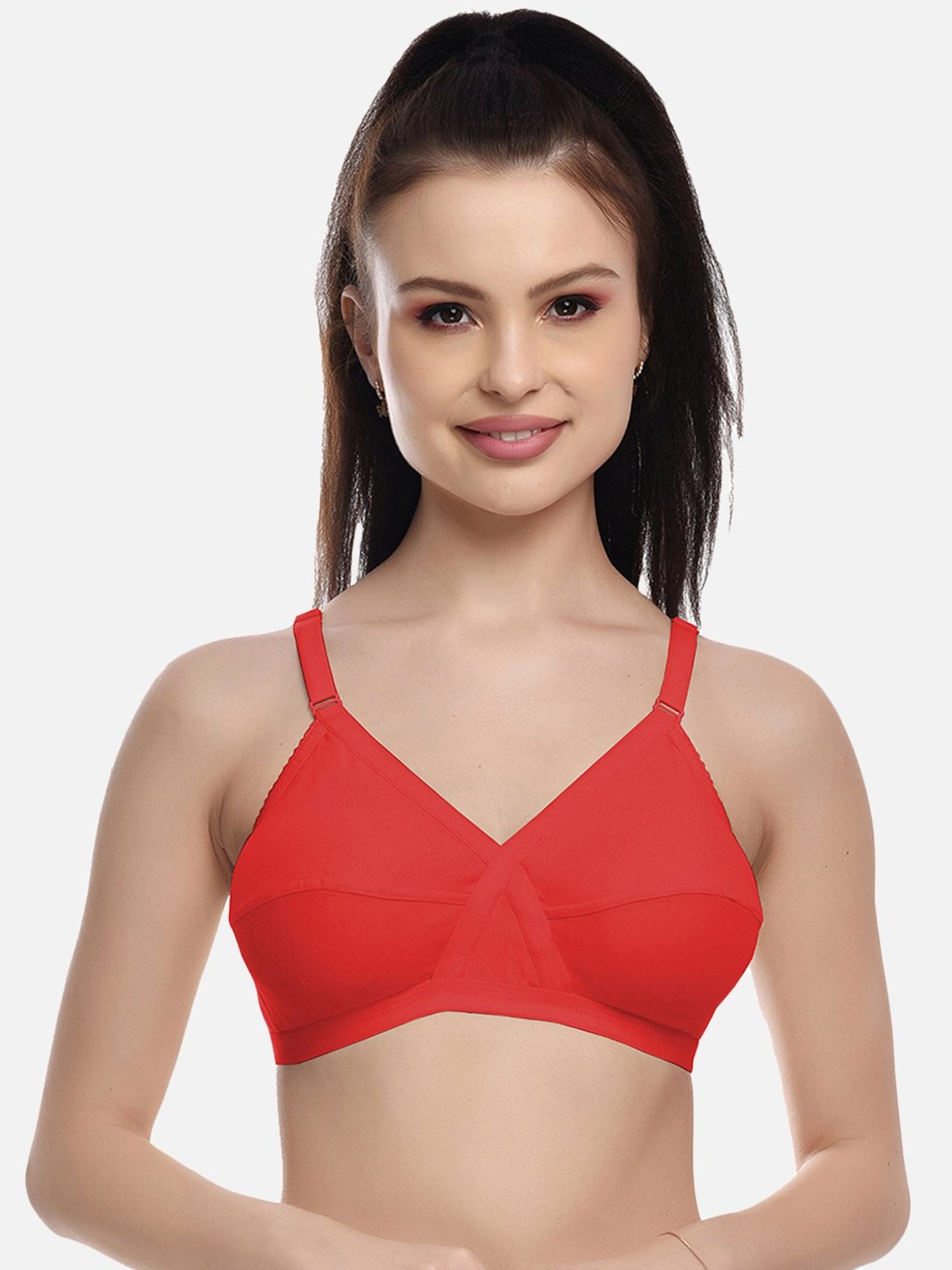 FIMS: Fashion is my Style Red & Maroon Everyday Bras - Pack Of 2