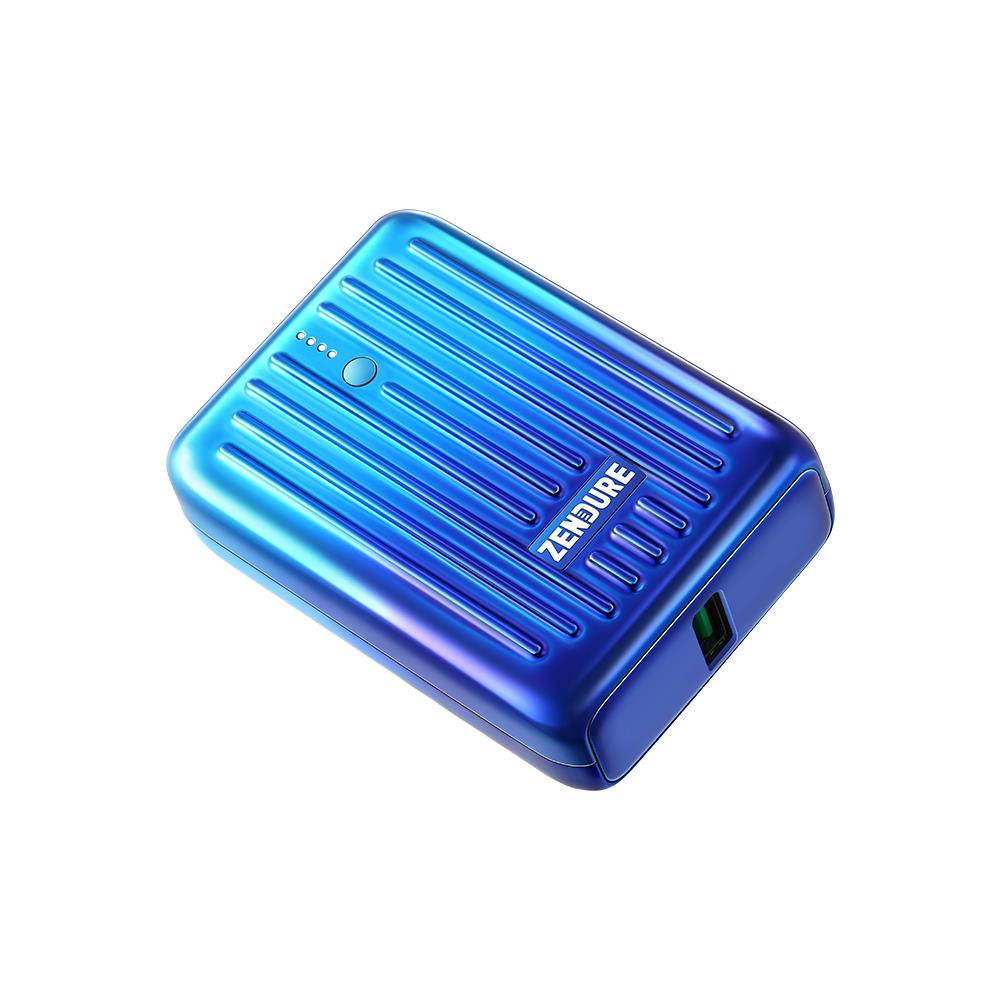 Zendure SuperMini 10,000mAh USB-C PD Portable Charger - Blue Horizon