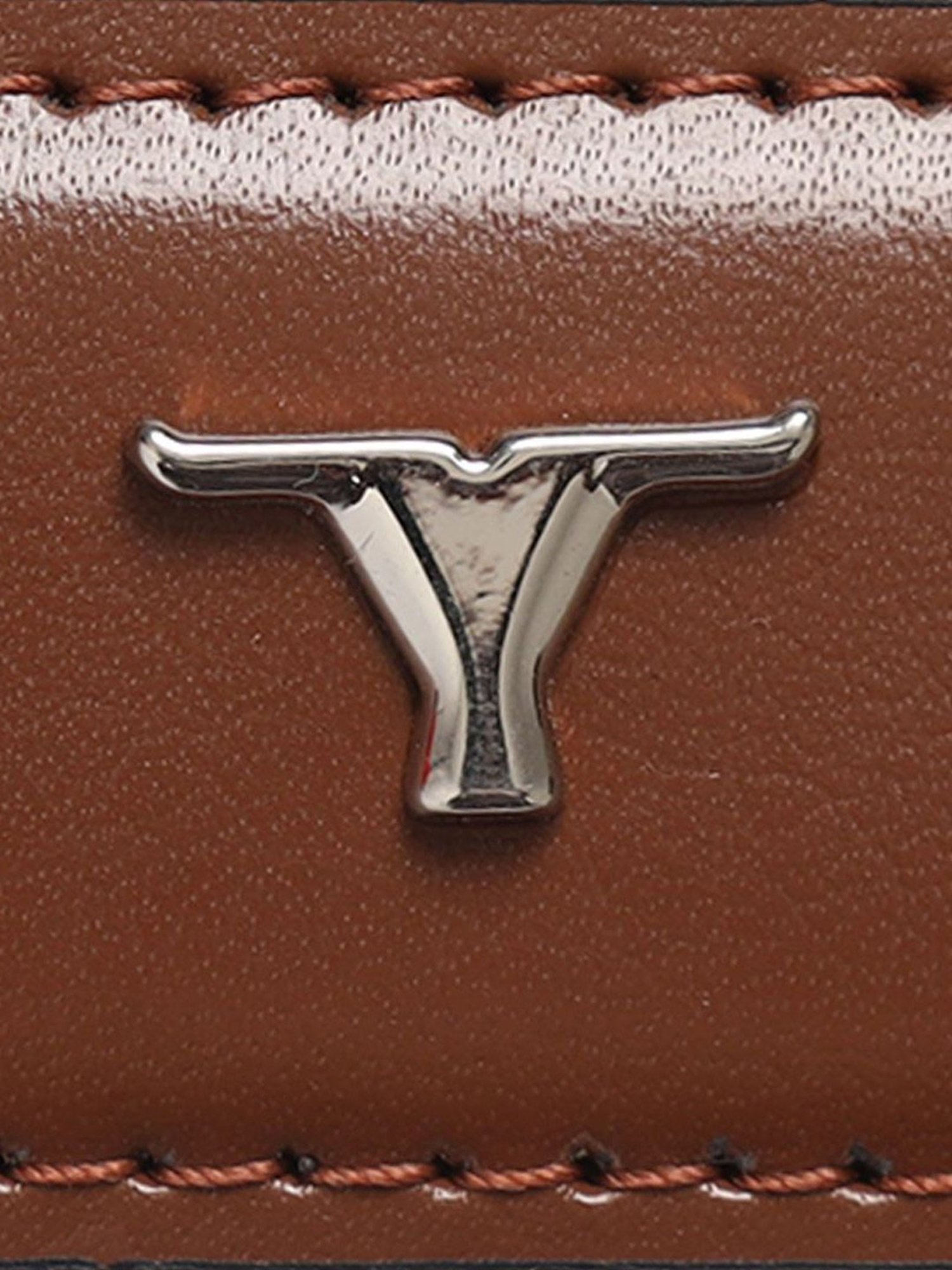 Bulchee Tan Leather Solid Waist Belt