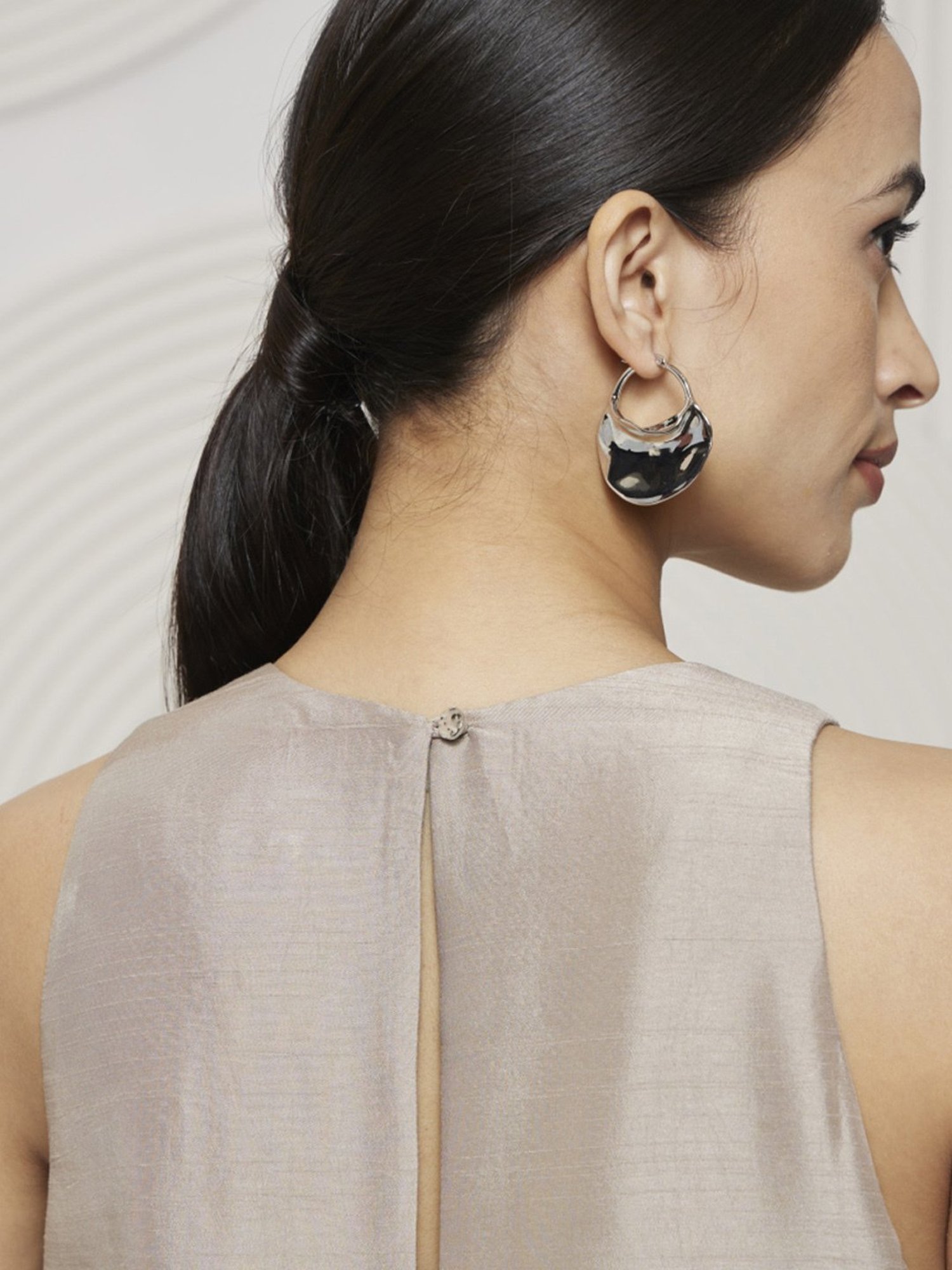 Artagai Pumice Stone Romancing Aari Incut Sleeve Maxi Dress