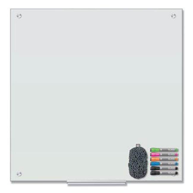 Magnetic Glass Dry Erase Board Value Pack, 36 x 36, White 3971U0001