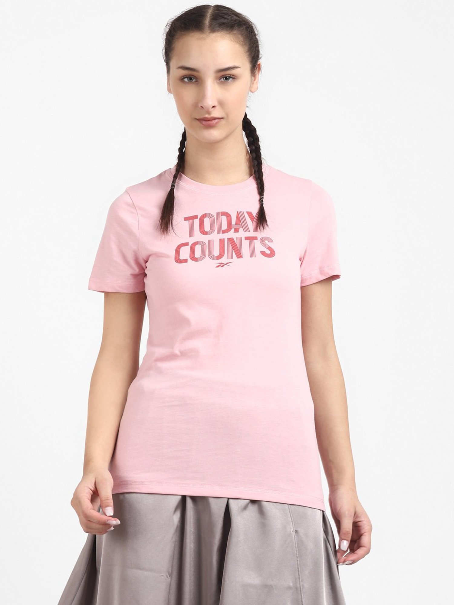 Reebok Clapnk Workout W Graphic Print Tee