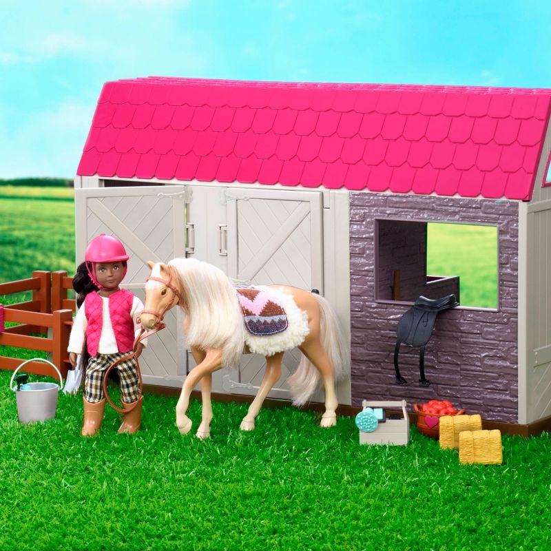 Lori Horse Haven - Barn & Stable for 6-inch Mini Dolls