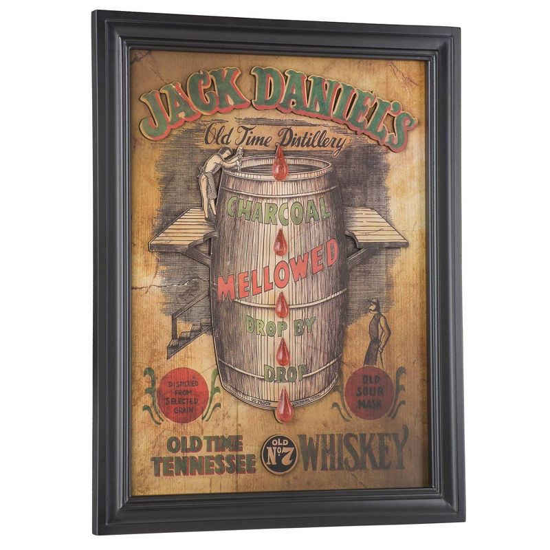 Mellowed Decorative Accent Pub Sign Charcoal - Jack Daniel's