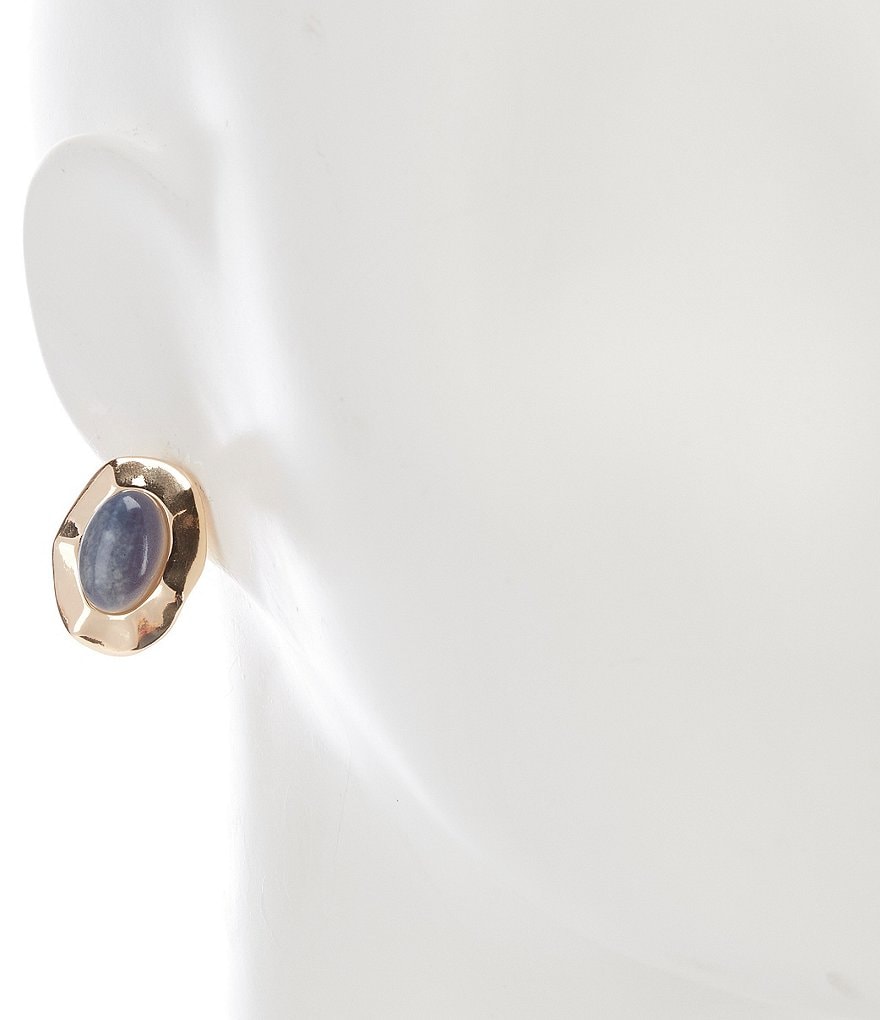 Wavy Metal Clip Earring