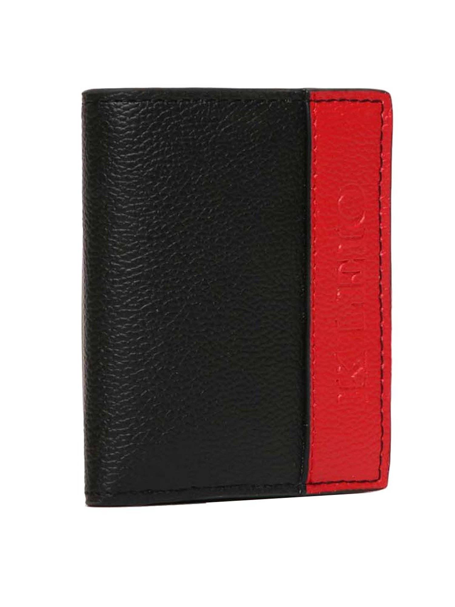 KLEIO Black Solid Bi-Fold Wallet for Women
