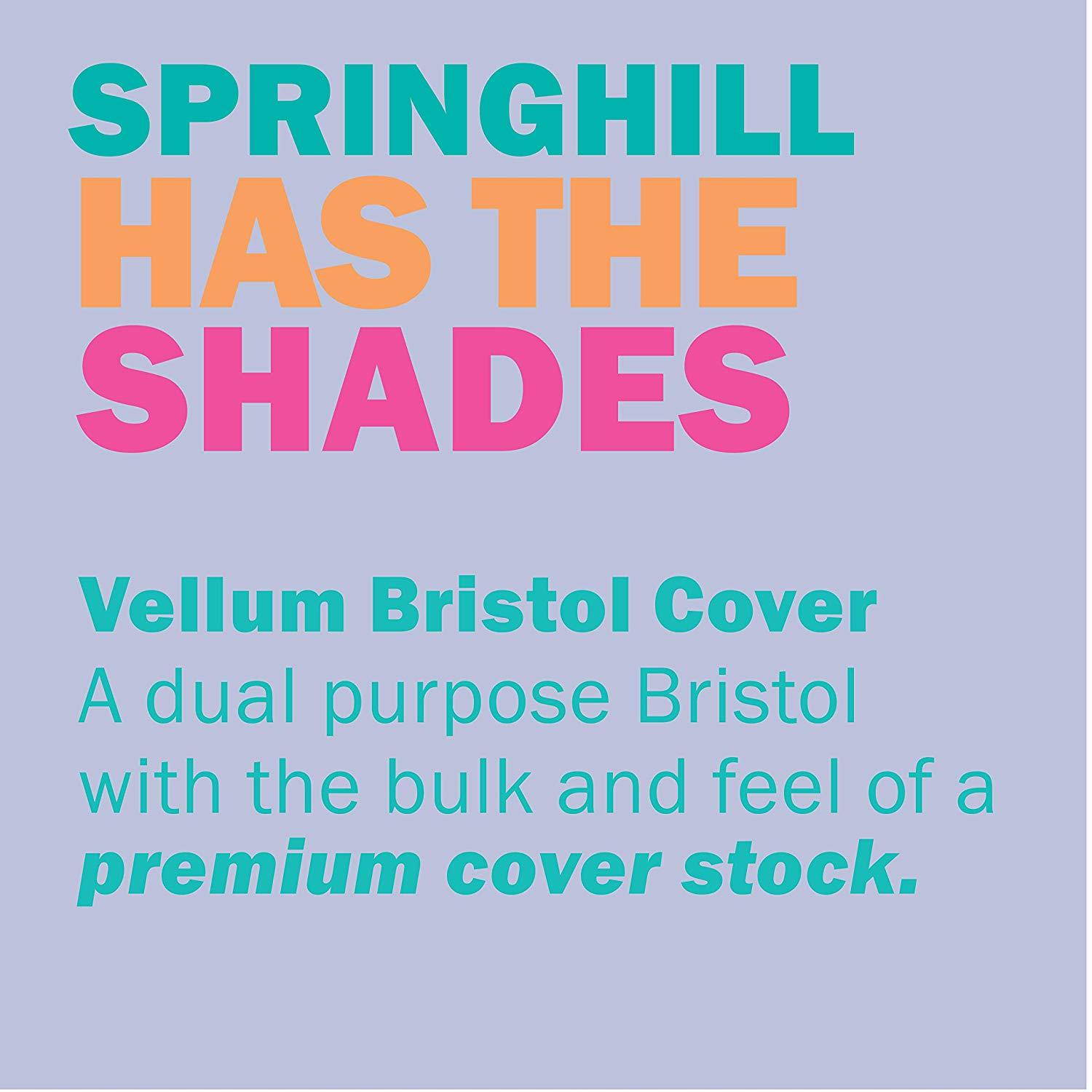 Springhill Colored Paper, Cardstock Paper, Orchid Paper, 67lb, 147gsm, 8.5 x 11, 1 Reams / 250 Sheets - Vellum Card Stock, Thick Paper (057000R)