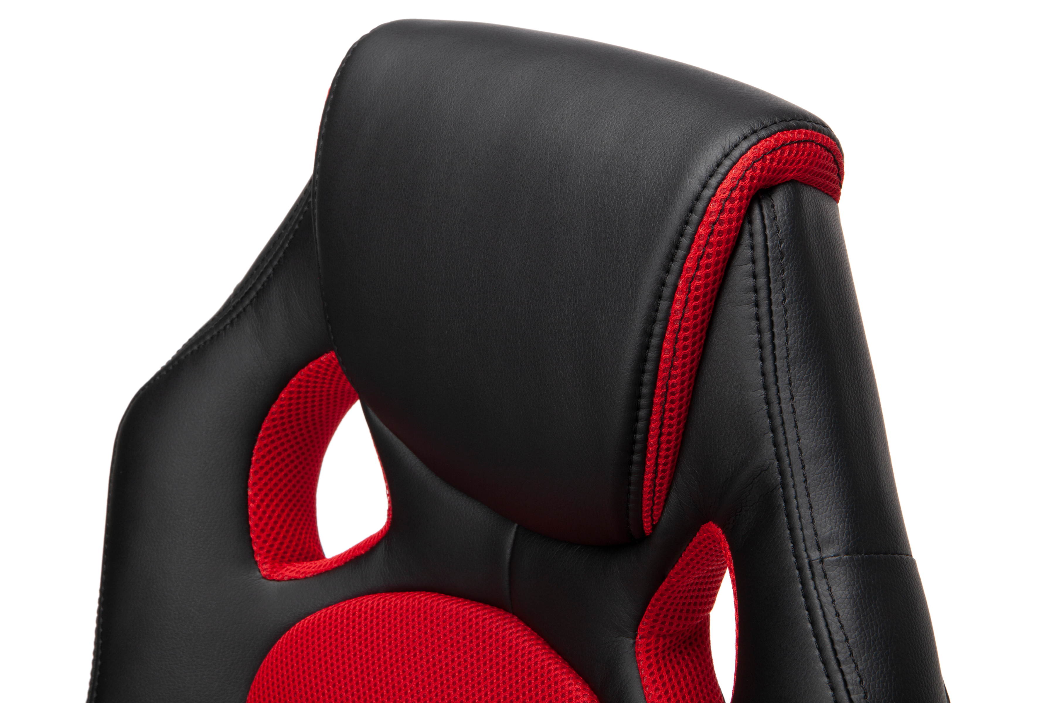 Essentials Collection High-Back Gaming Chair, Padded Loop Arms, in Red (ESS-3083HB-RED)