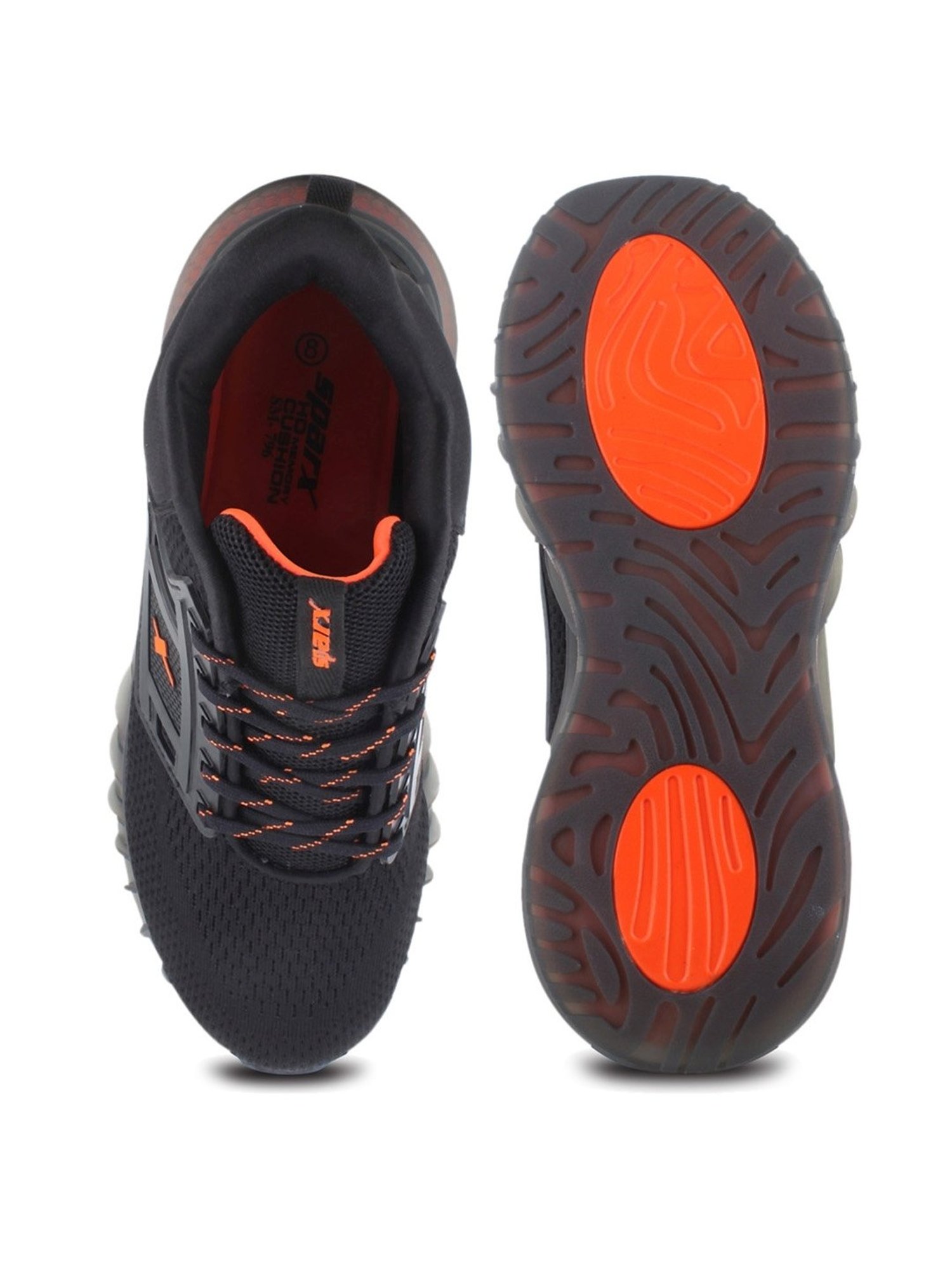 Sparx Men's Black Running Shoes