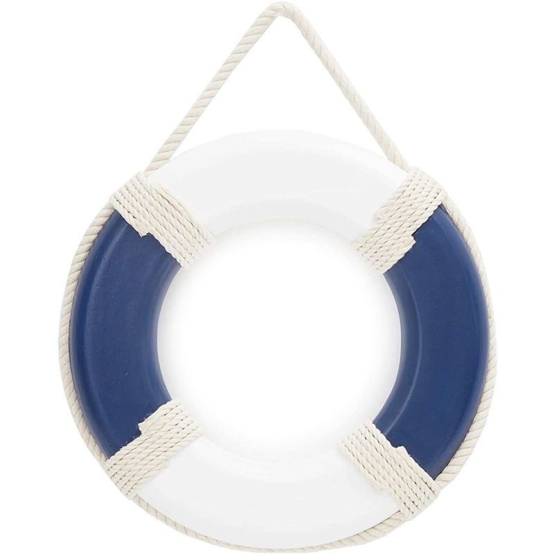 Juvale Life Preserver Ring Decoration, Nautical Wall Decor (11 x 11 In)