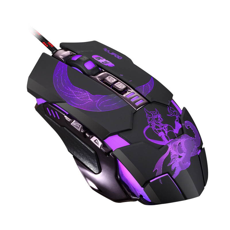 HXSJ Ergonomic Optical Office 2.4G Wireless Gaming Mouse Mice Adjustable 2400 DPI with 6 Buttons for Laptop PC Notebook Computer