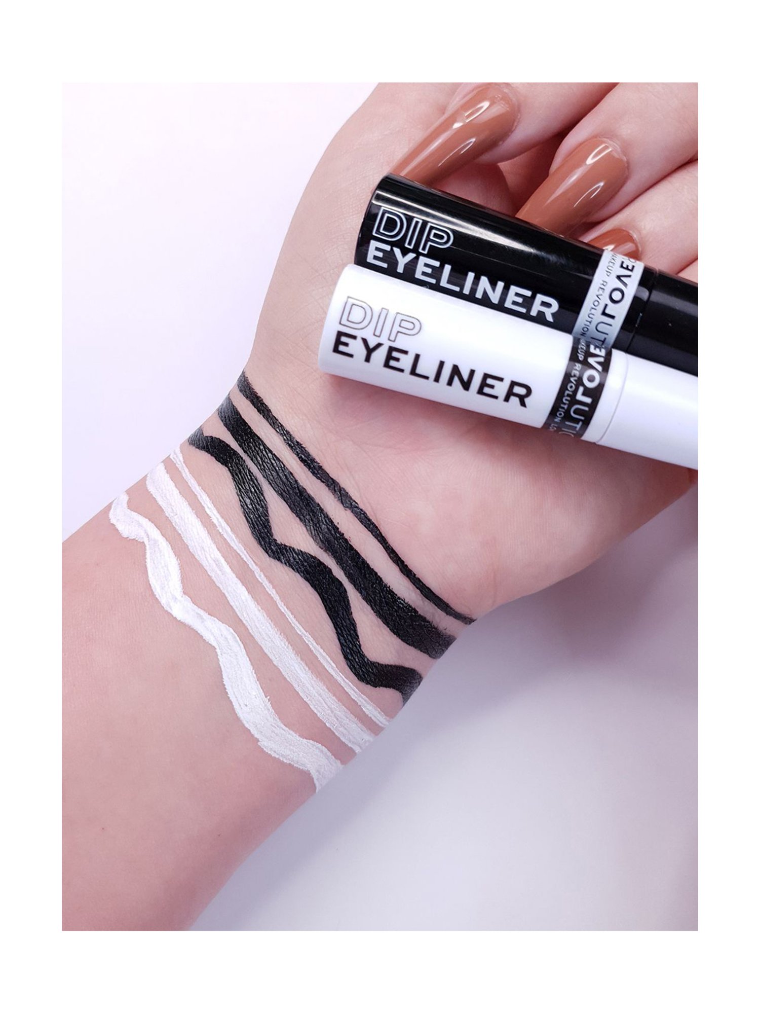 KINDED Liquid Eye Liner Golden Glaze & Greyish Silver Combo