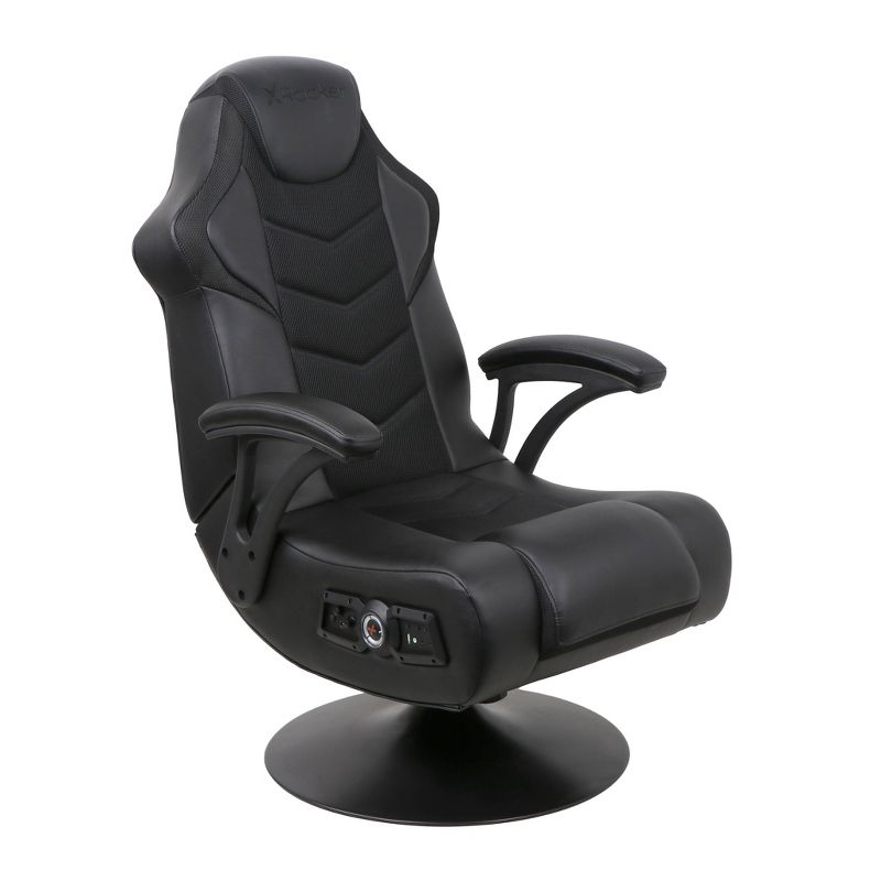 Torque+ SMD RGB 2.1 Dual Audio Pedestal Chair Black - X Rocker