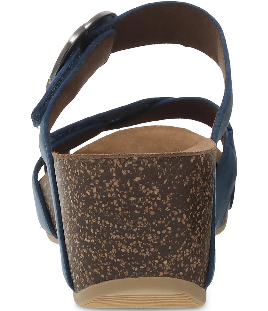 Dansko Susie Leather Slide Wedge Sandals