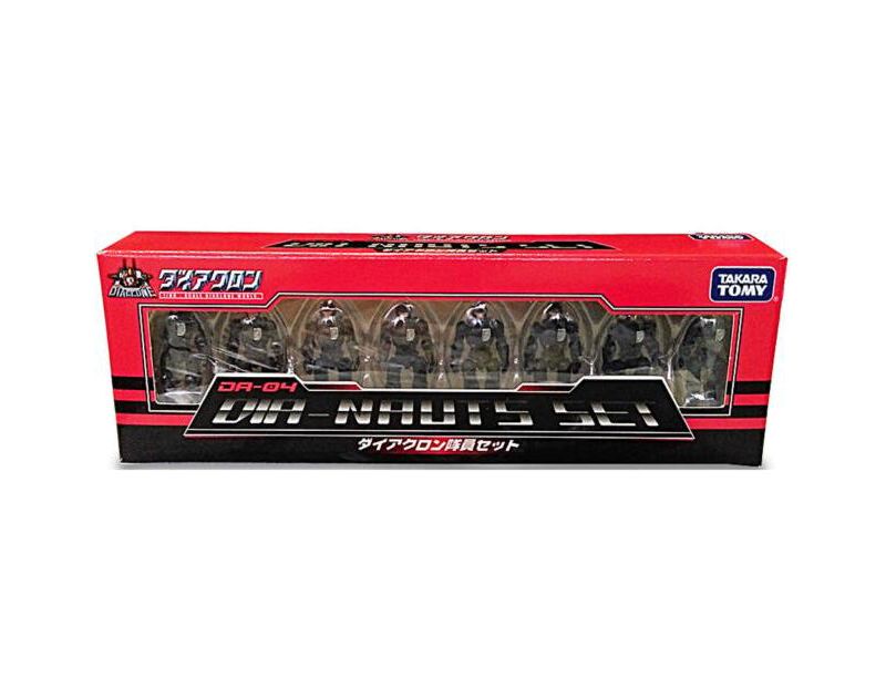 DA-04 Dia-Naughts Set of 8 | Blue Black Version | Diaclone Reboot Action figures