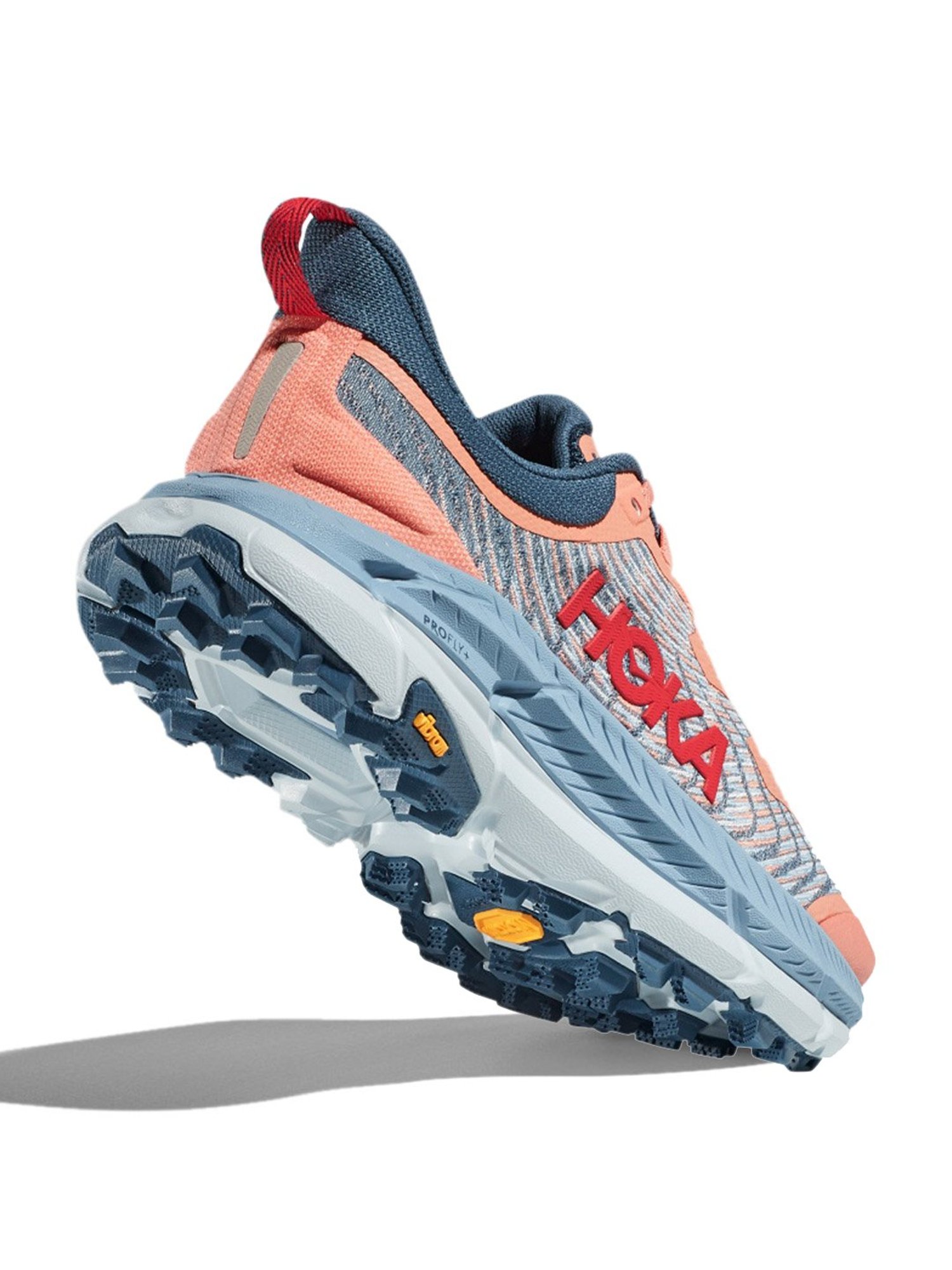 Hoka Women's W MAFATE SPEED 4 Papaya & Real Teal Running Shoes