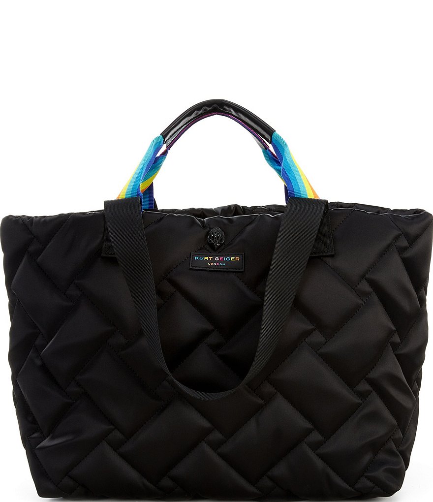 Kurt Geiger London Nylon Quilted Shopper Tote Bag