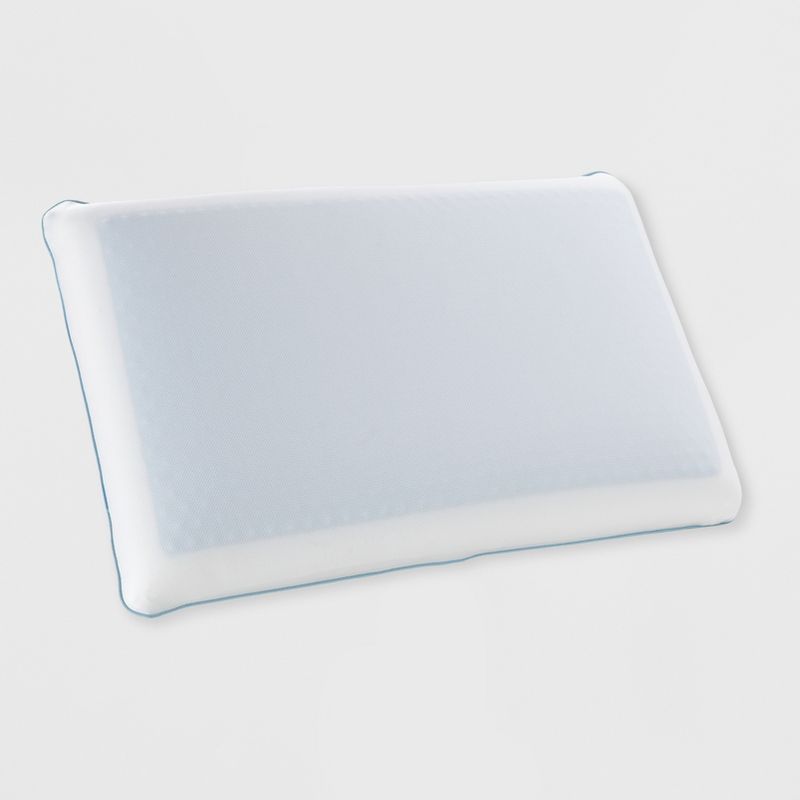 Standard Reversible Cool Gel and Memory Foam Pillow White - Jubilee Mattress