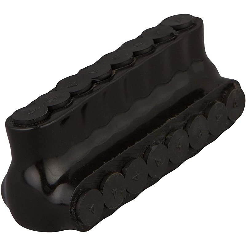 Black Insulated Multi-Cable Connector &ndash; 8 Wire Ports, 1/0-14 Wire Range, 3/16 Allen Hex &ndash; 4.85&ldquo; L x 1.85&rdquo; H &ndash; Single Entry &ndash; Small Wire Range