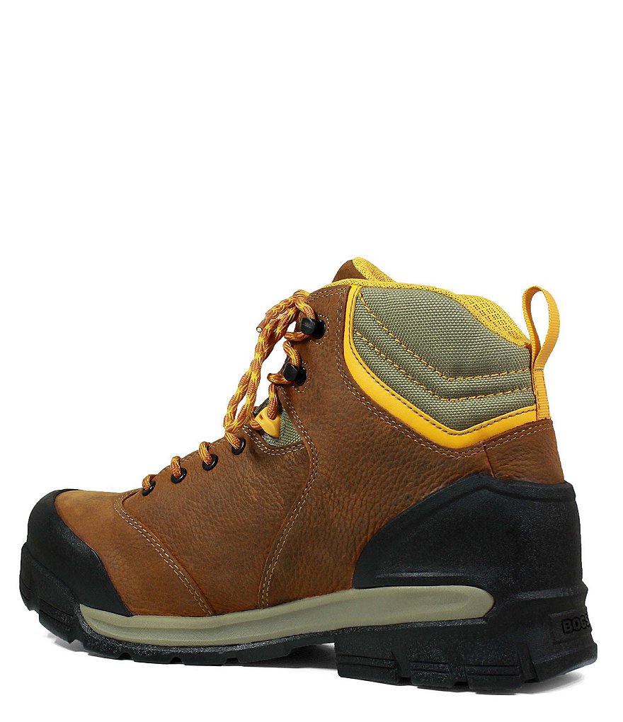 BOGS Men's Bedrock 6#double; Composite Toe Leather Waterproof Work Boot