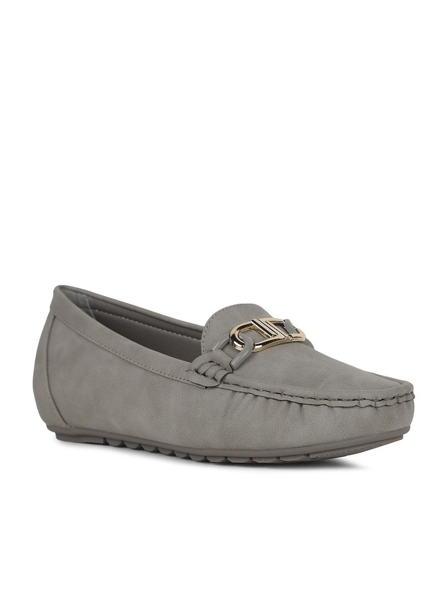 Bata Comfit by Bata Women's CATHINA Grey Loafers