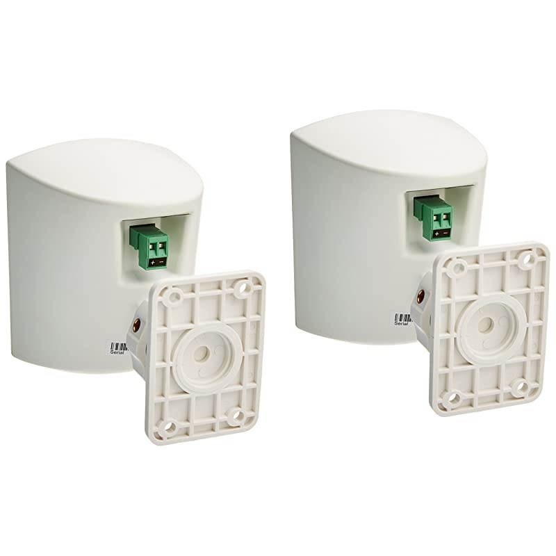 Control 52-WH Surface-Mount Satellite Speaker for Subwoofer-Satellite Loudspeaker System, White, Sold as Pair