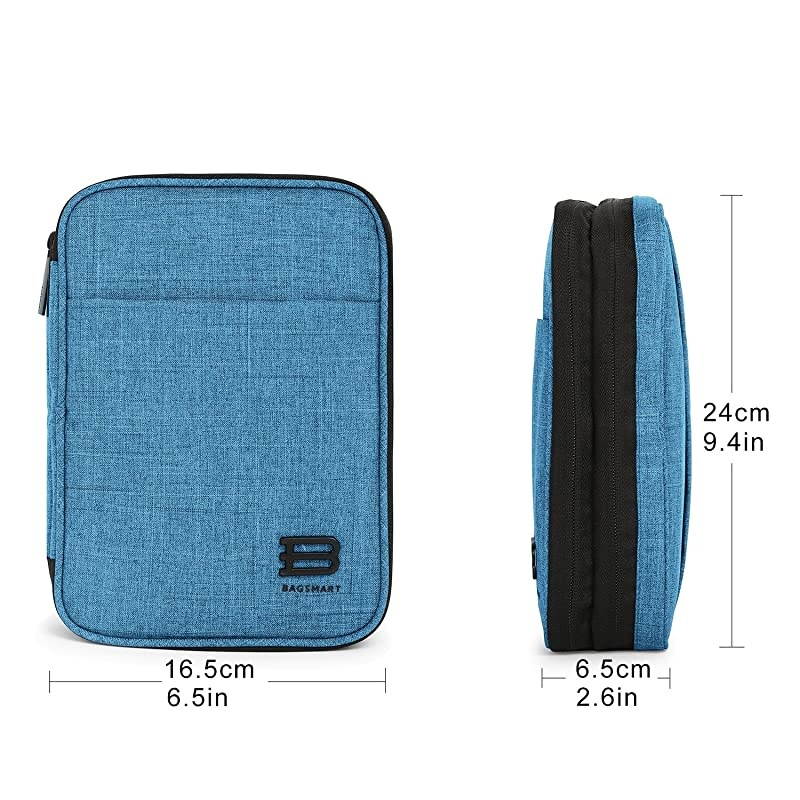 Electronic Organizer DoubleLayer Travel Cable Organizer Electronics Accessories Cases for Cables iPhone Kindle USB